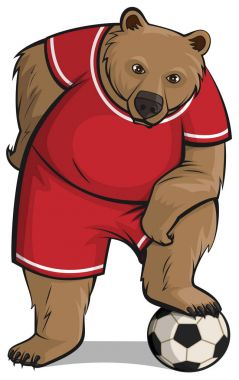 Futbol topu adım attı atlet ayak ayı