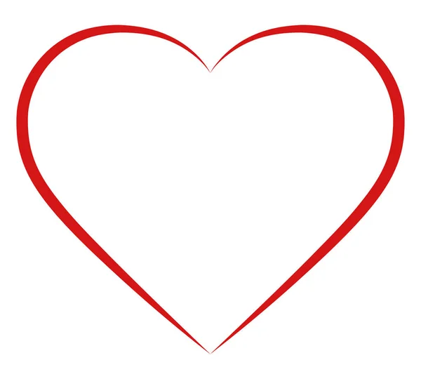 Heart symbol of love. Sign of heart outline. Heart for greeting card for  Valentines Day Stock Vector by ©orensila 113290644