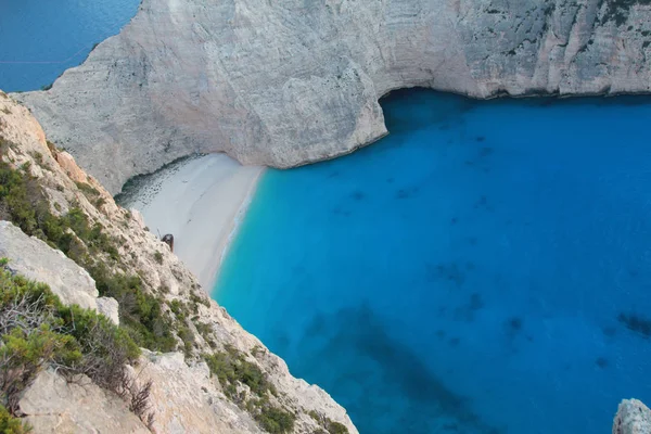 Güzel lagün Zakynthos Adası — Stok fotoğraf