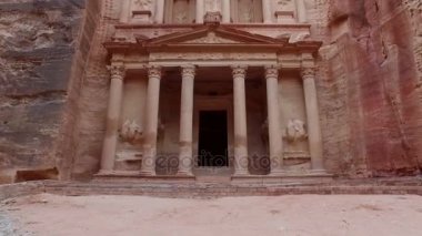 Petra. Hazine görünümünü. Ürdün.