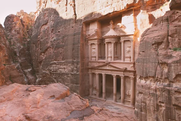 Petra - ciudad antigua . — Foto de Stock