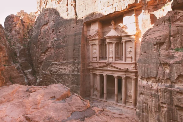 Petra - ősi város. Stock Fotó