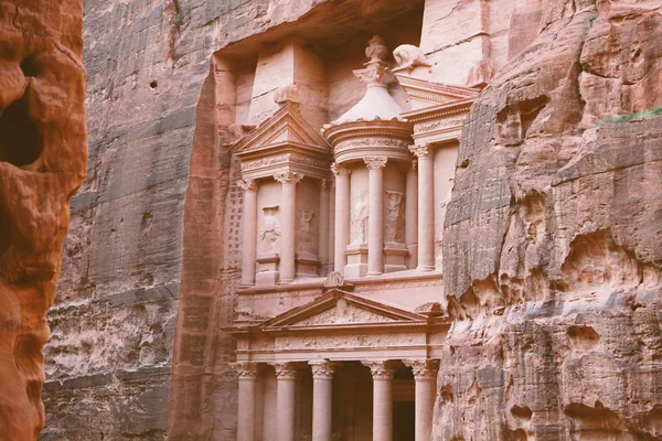 Petra - cidade antiga . — Fotografia de Stock