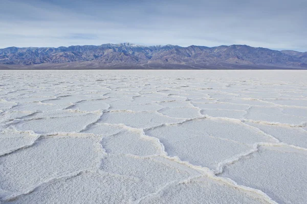 Badwater Death Valley California Usa Приборканий Образ Ліцензійні Стокові Зображення