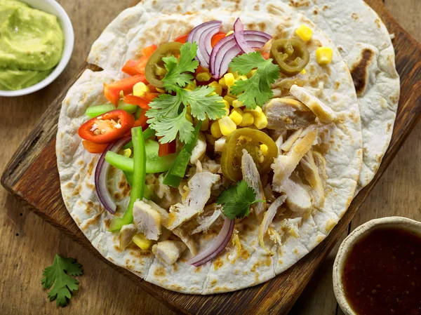 Potrawy meksykańskie tacos — Zdjęcie stockowe