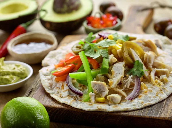 Comida mexicana Tacos — Fotografia de Stock