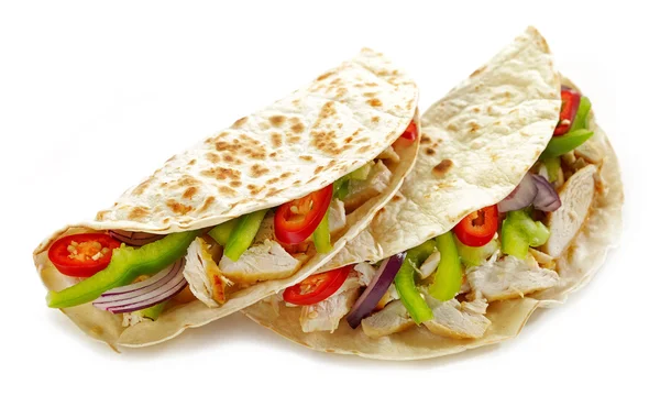 Meksika yemeği tacos — Stok fotoğraf