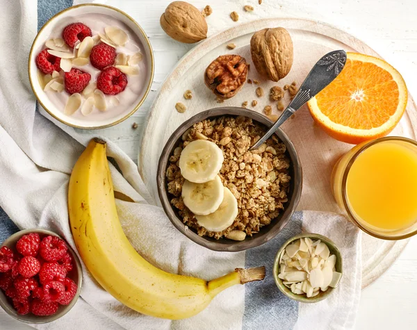 Productos saludables para el desayuno —  Fotos de Stock