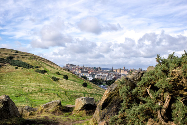 view of Edinburgh city