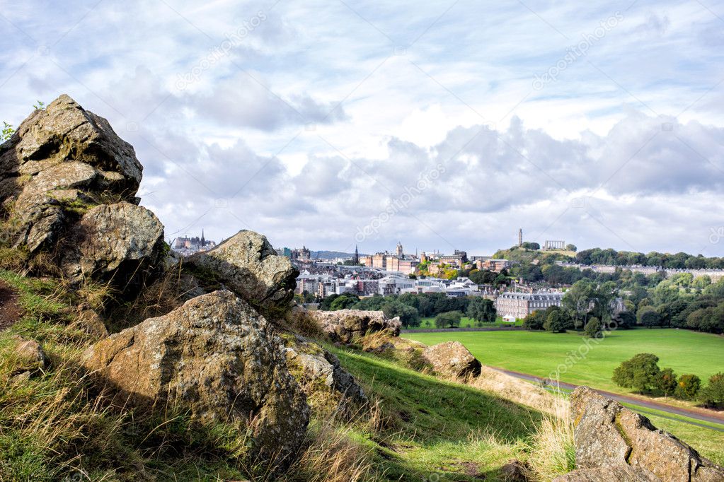 view of Edinburgh city
