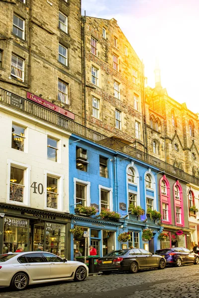 Vista de la calle de edinburgh —  Fotos de Stock