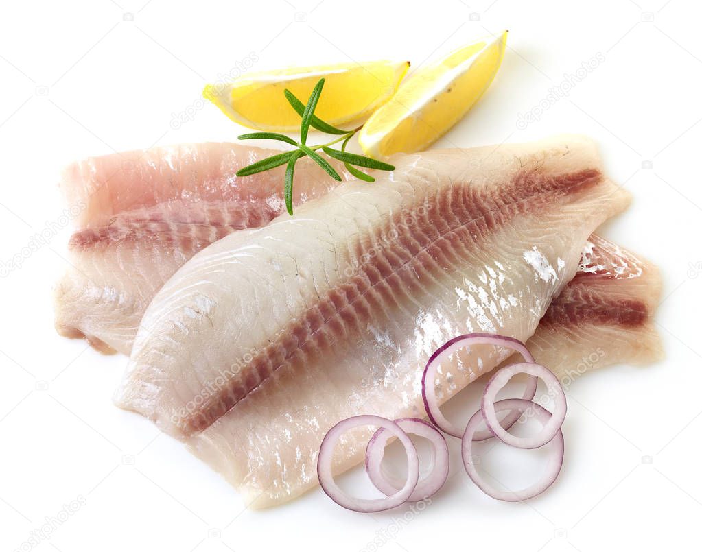 fresh raw fish fillet