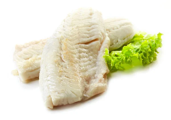 Förberedda fiskfiléer — Stockfoto