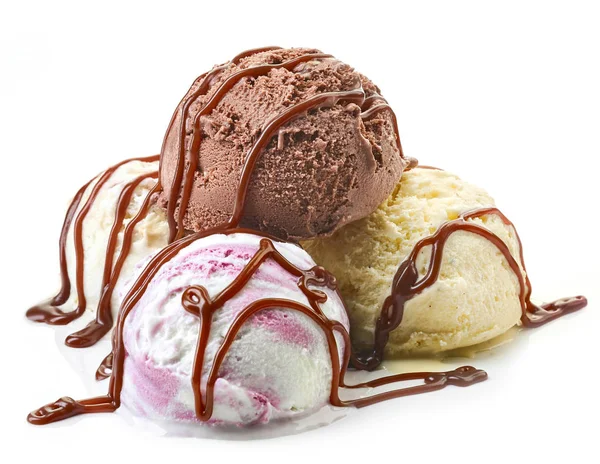 Varie palline gelato — Foto Stock