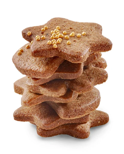 Stack of gingerbread cookies — Stock Photo, Image