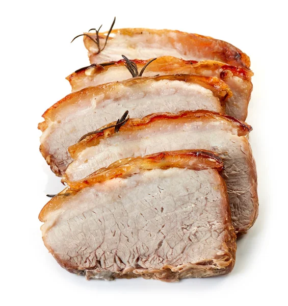 Kavrulmuş domuz eti dilimleri — Stok fotoğraf
