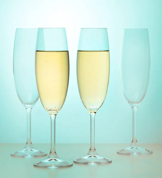 Glas champagne — Stockfoto