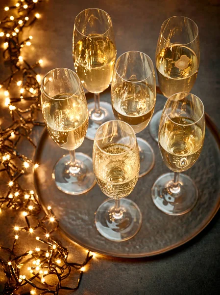 Glas champagne — Stockfoto