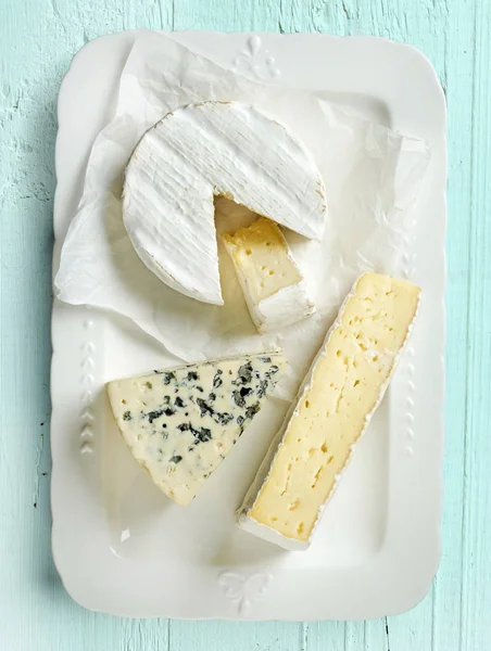 Différents types de fromages — Photo