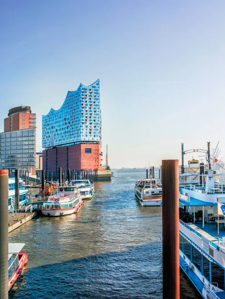Blick auf die Stadt Hamburg — Stockfoto