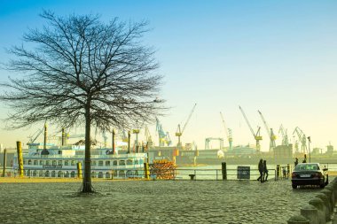 Hamburg liman görünüm