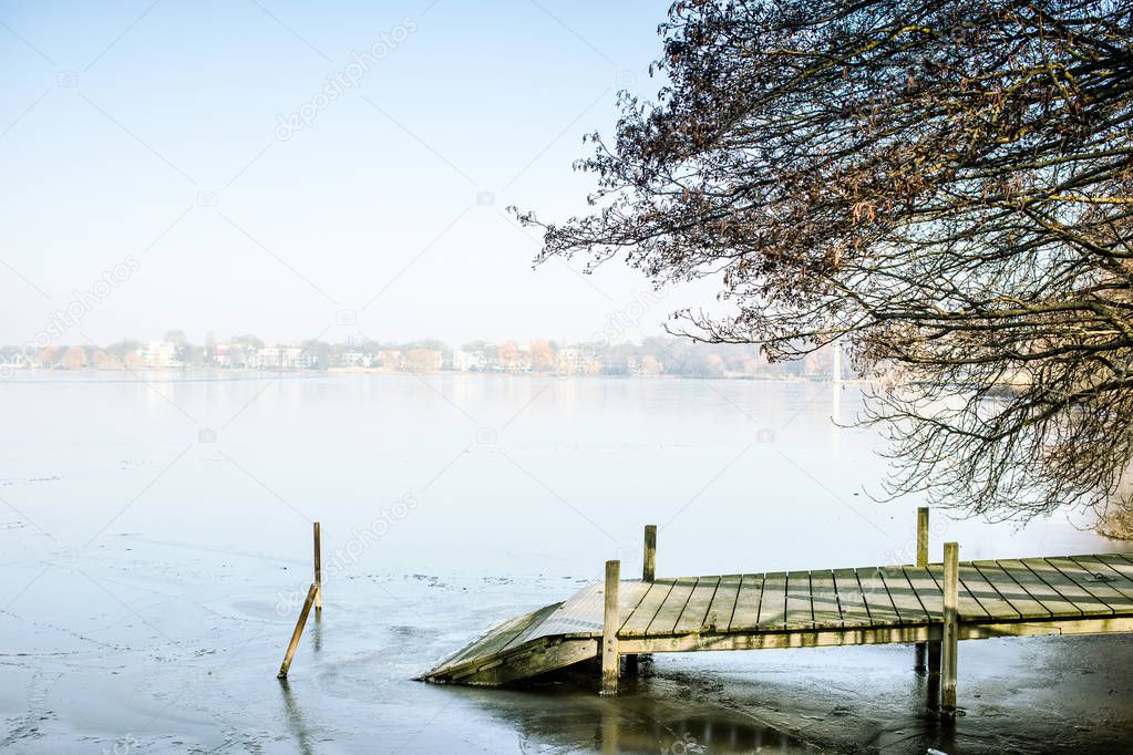 Alster lake, Hamburg