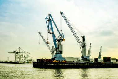 bağlantı noktası Vinçler silüeti