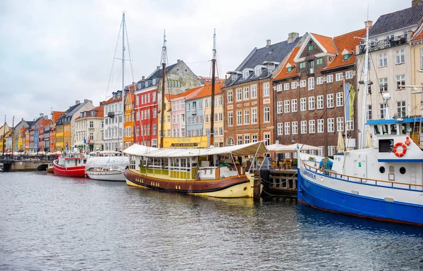 Canal Nyhavn, Copenhague — Foto de Stock