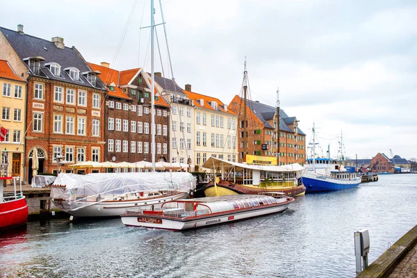 Nyhavn channel, Copenhagen — Stock Photo, Image