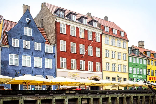 다채로운 코펜하겐 하우스 — 스톡 사진