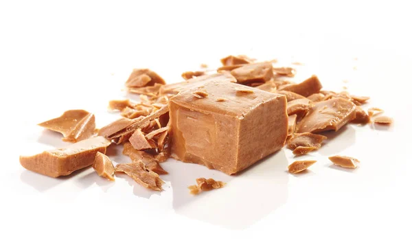 Darab a karamell cukorkák — Stock Fotó