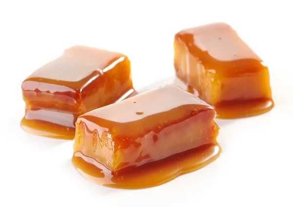 Homemade caramel candies — Stock Photo, Image