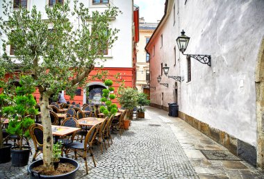 Cadde görünümü Graz, Avusturya