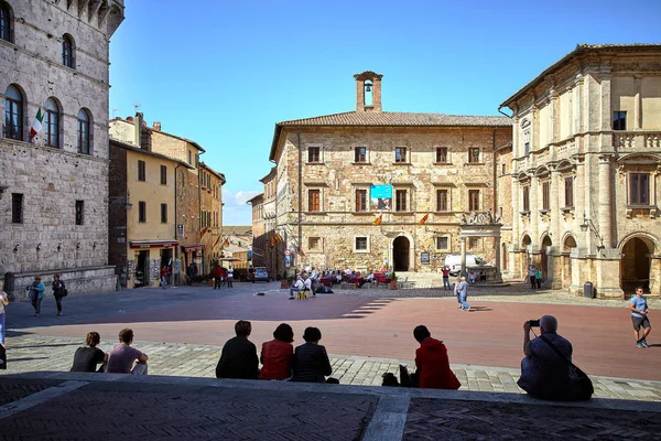 Vue de Montepulciano Piazza Grande — Photo