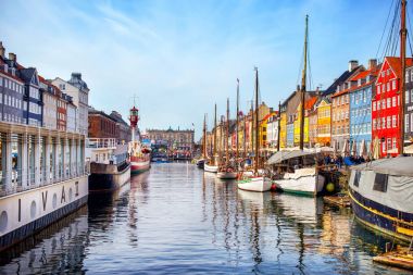 Nyhavn kanalı, Copenhagen'ın görünümü