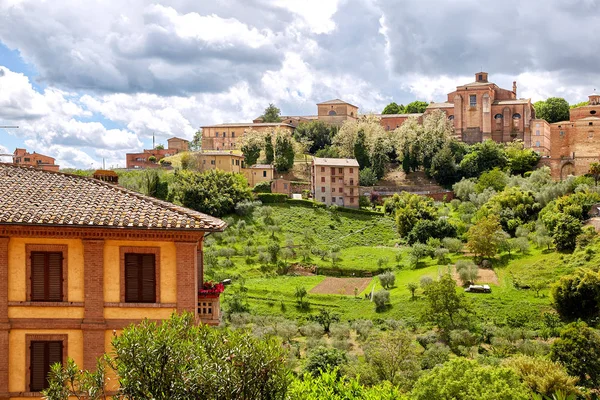 Vista panoramica di Siena, Italia — Foto Stock