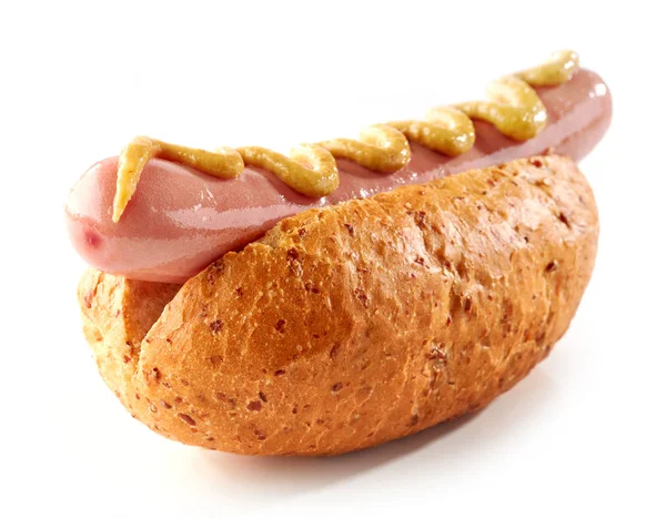 Hotdog mustárral — Stock Fotó