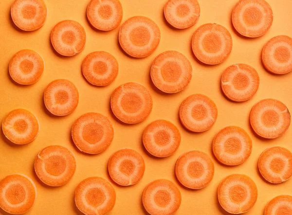 Orange Farbe Karotte Hintergrund — Stockfoto