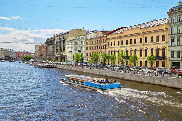 Rio Fontanka, São Petersburgo, Rússia — Fotografia de Stock