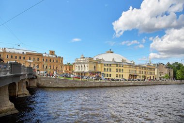 Panoramik Fontanka Nehri'nin, St.Petersburg