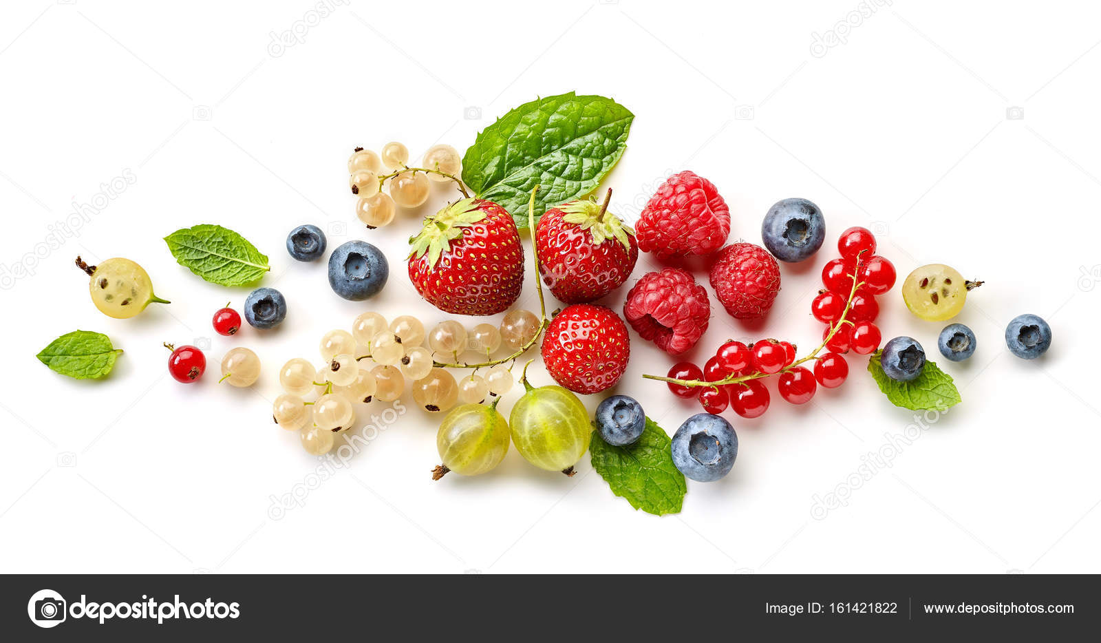 composition of various berries — Stock Photo © magone 161421822