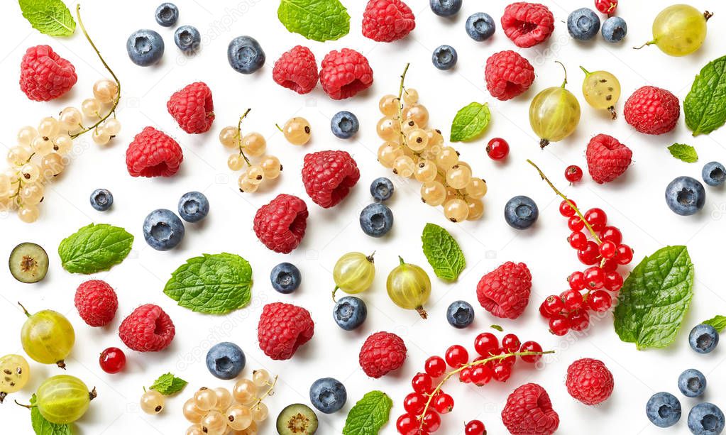 Various fresh berries