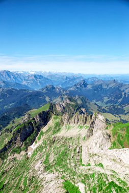 Saentis dağ manzarası