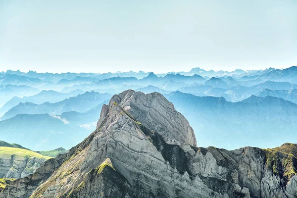 Saentis Paisaje de montaña — Foto de Stock