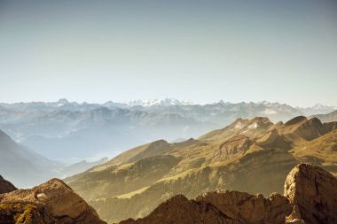 Saentis dağ manzarası, İsviçre Alpleri