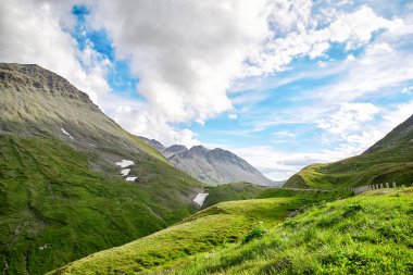Swiss Alps landscape clipart