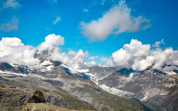 Gornergrat, Zermatt, Szwajcaria, szwajcarskich Alpach — Zdjęcie stockowe