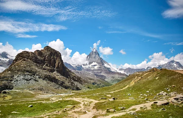 Gornergrat Fabmatt, Швейцария, Маттерхорн — стоковое фото