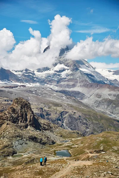 Горнерграт, Швейцария, Швейцарские Альпы — стоковое фото