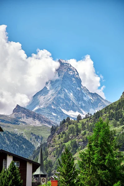 Zermatt, İsviçre, Matterhorn — Stok fotoğraf